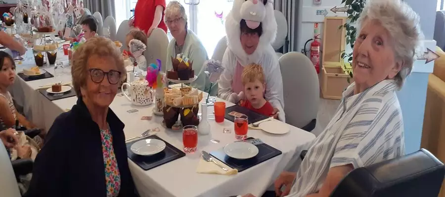 Children join Upton residents for Mad Hatter’s tea party Children join Upton residents for Mad Hatter’s tea party