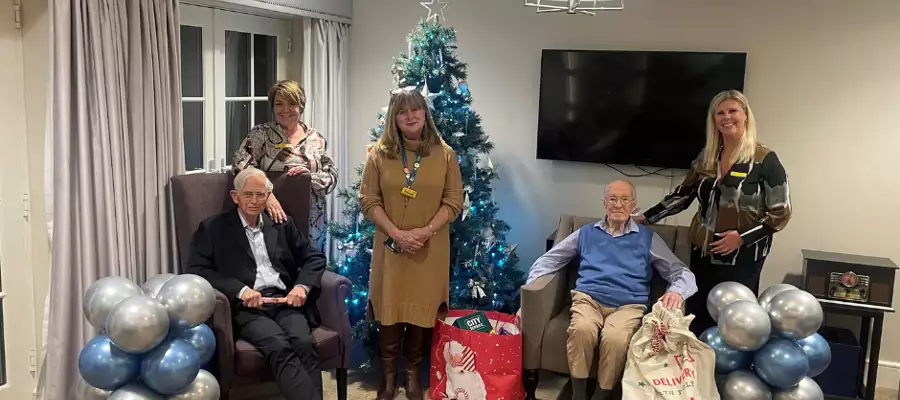 Residents donate festive gifts to Bedford Children's Hospital wards Residents donate festive gifts to Bedford Children's Hospital wards